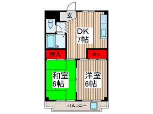 グリーンハイツ浦和【4階】の間取り