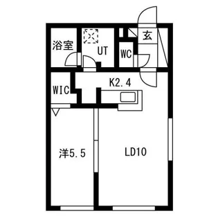 PRIME COURT苗穂駅前【2階】の間取り