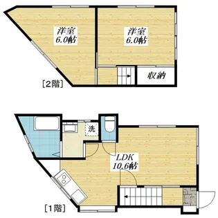 東京都日野市百草【一戸建】の間取り