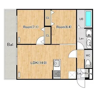 埼玉県新座市東3【アパート】の間取り