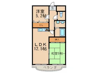アグリーブルメゾン【3階】の間取り