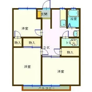 グランチェリー若草【2階】の間取り