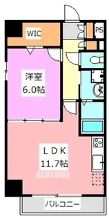 UPWARD【10階】の間取り
