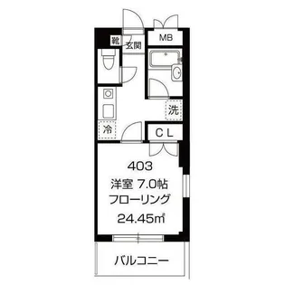 東京都世田谷区太子堂4【マンション】の間取り