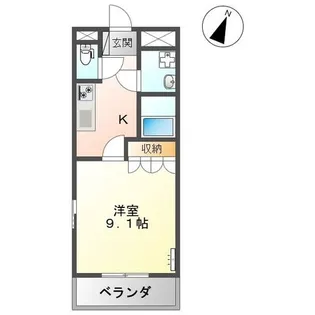 bienvivre楡木II【1階】の間取り