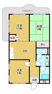 プリンスヴィラ寝屋川【9階】の間取り