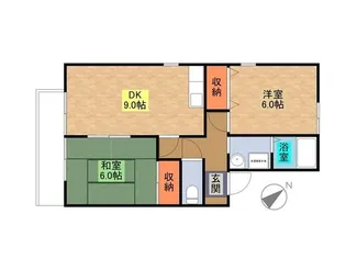 セジュールマリモII【2階】の間取り