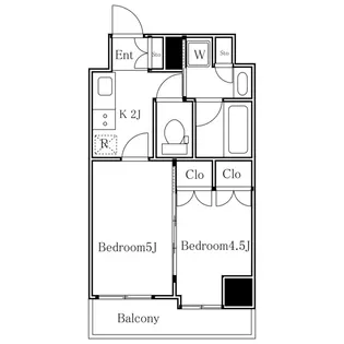 パークフラッツ渋谷代官山【8階】の間取り