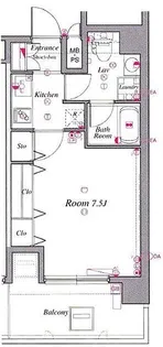 ディム錦糸町【5階】の間取り