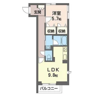 アリューレ【3階】の間取り