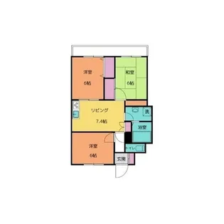 プチ・フォンテ【2階】の間取り