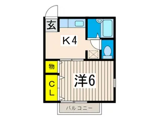 エミネンスピア1【2階】の間取り
