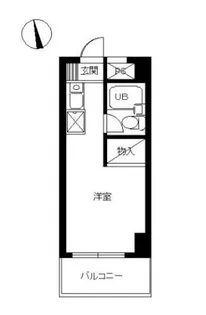スカイコート町田【4階】の間取り