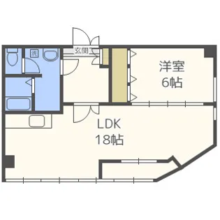 ラパンジール大国4【2階】の間取り