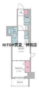 ドゥーエ入谷I【11階】の間取り