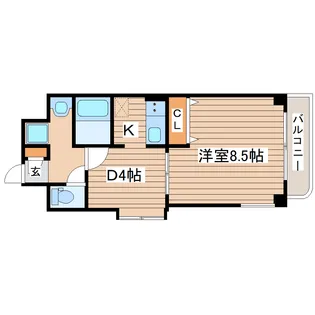沖野マンションII【2階】の間取り