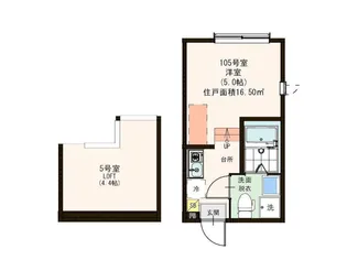 Terrace・TlicoIII【1階】の間取り