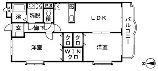 クレベール【3階】の間取り