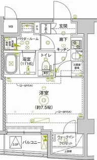 セジョリ新江古田【3階】の間取り