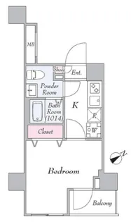 Log Sakuragicho【2階】の間取り