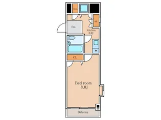 ナイスアーバン中目黒【5階】の間取り