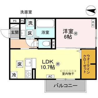 D-Regalo日光N【1階】の間取り