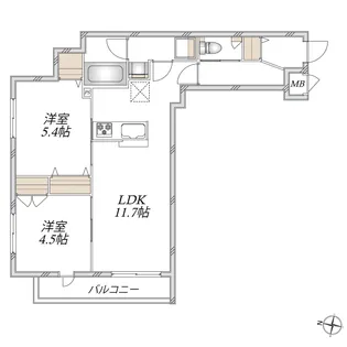 へーベルメゾン西巣鴨【3階】の間取り