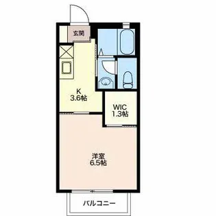 ヴィラプリムローズ【1階】の間取り