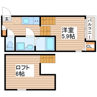 アルテ・グランデ【2階】の間取り