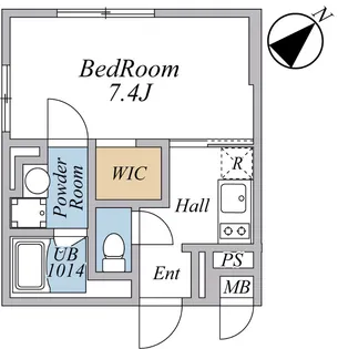 LEGALAND武蔵小山ANNEX【2階】の間取り