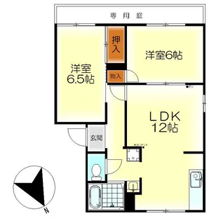 本庄ハイツ 本庄レジデンスI【1階】の間取り