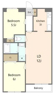 K&MハイツIII【6階】の間取り