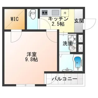 フジパレス中加賀屋V番館【3階】の間取り