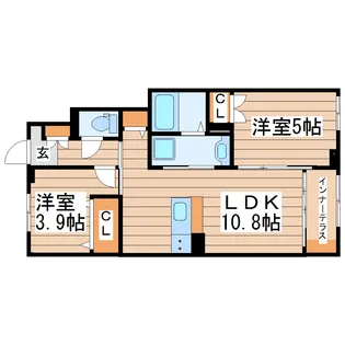 コンフォースS【1階】の間取り