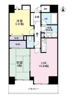 ジ・アパートメントヒルトップ中野【8階】の間取り