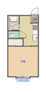 コーポ青柳【2階】の間取り