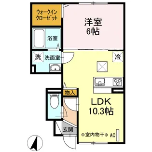 BLESS港南台【1階】の間取り