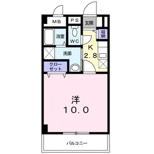 ドミールソレイユ【3階】の間取り