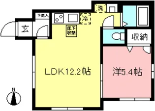 カーサ アランチャ【1階】の間取り