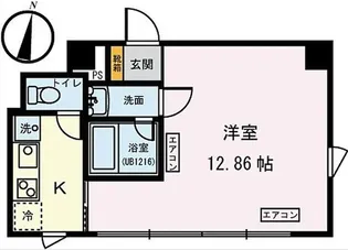 パルク北参道【4階】の間取り