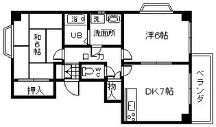 グロリアスオモダ【3階】の間取り