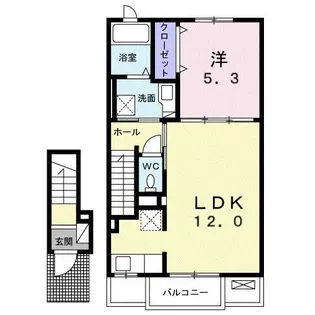 ベル リュミエール【2階】の間取り