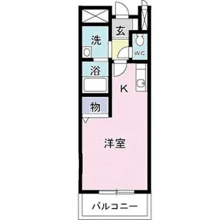 メーディオR【1階】の間取り
