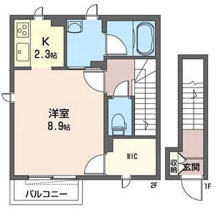 ベルハート大船【2階】の間取り