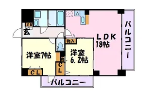 Alba Grande 千種【8階】の間取り