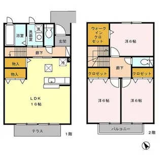 ヒルズ上之屋(DW)の間取り
