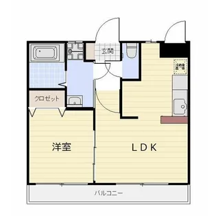 アルファレジデンスイースト【4階】の間取り