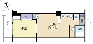マンション南熱海【10階】の間取り