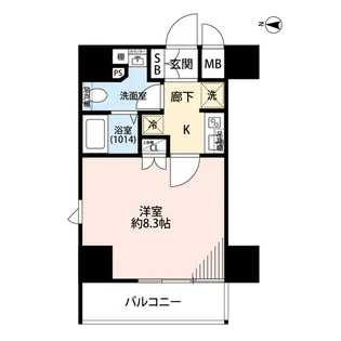 プレール・ドゥーク森下II【2階】の間取り