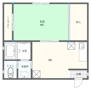 プラザマンション【2階】の間取り